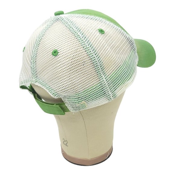 John Deere Patch Logo Mesh Strapback Cap Trucker Farmer Baseball Hat - Picture 9 of 12